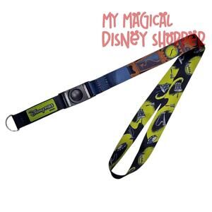 The Haunted Mansion Eerie Clock Disney Pin Trading Lanyard